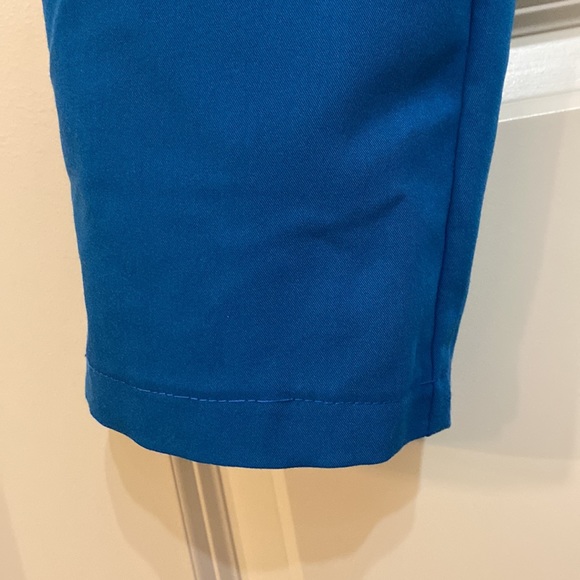 Alps blue, high waisted Yola Pants. Tailored - Picture 3 of 4